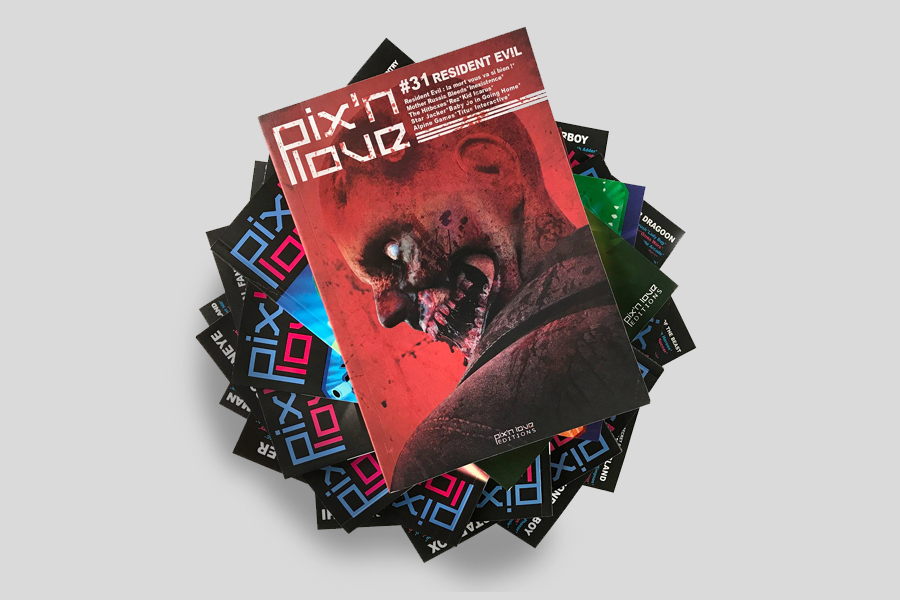 Couvertures des livres de jeux video Mook Pix'n Love