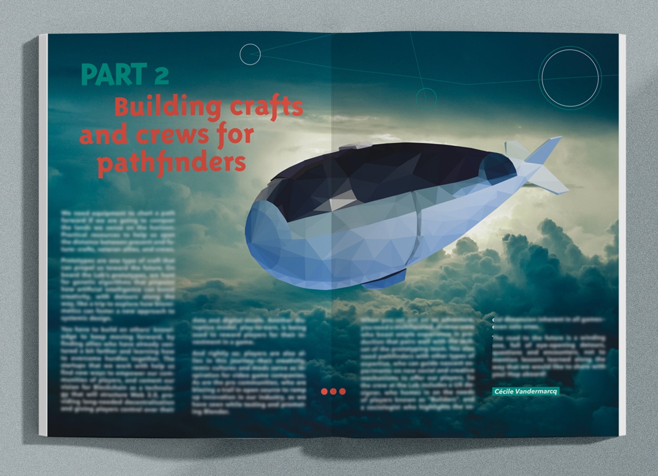 Maquette Ubisoft Lab's Book 2020 partie 2 building crafts and crews for pathfinders
