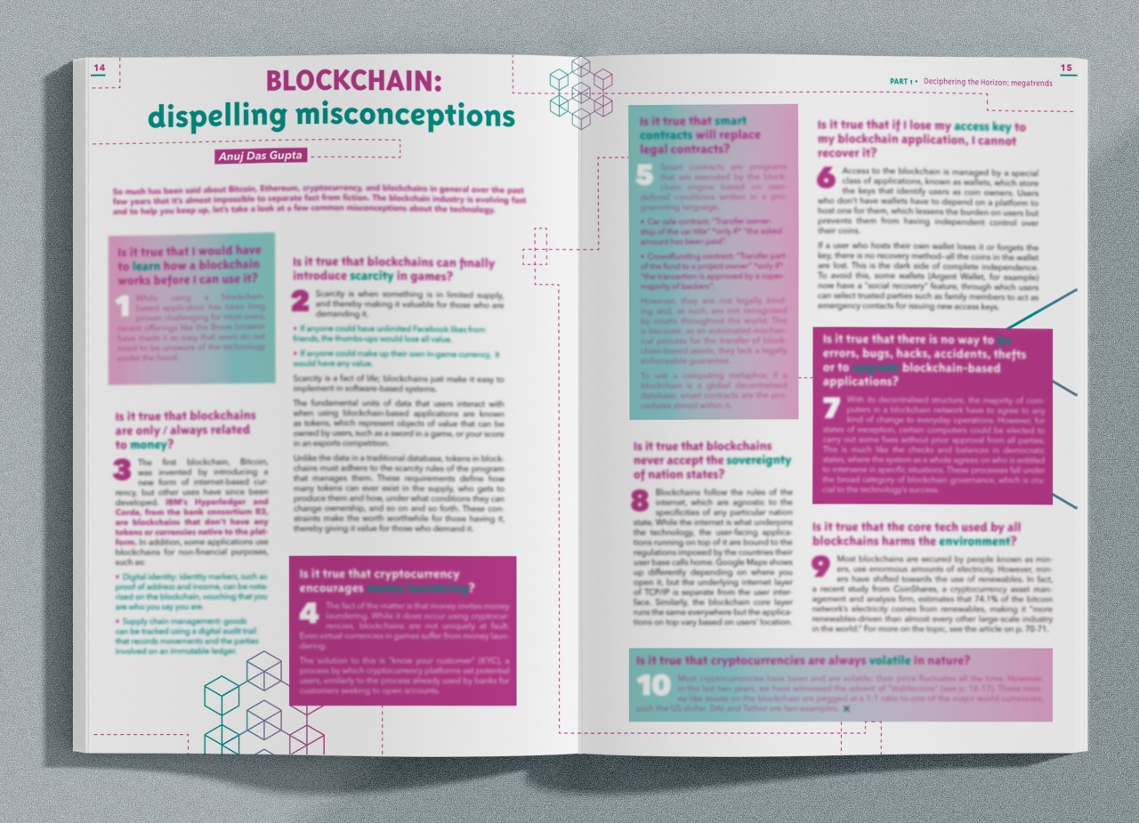 Maquette Ubisoft Lab's Book 2020 Blockchain