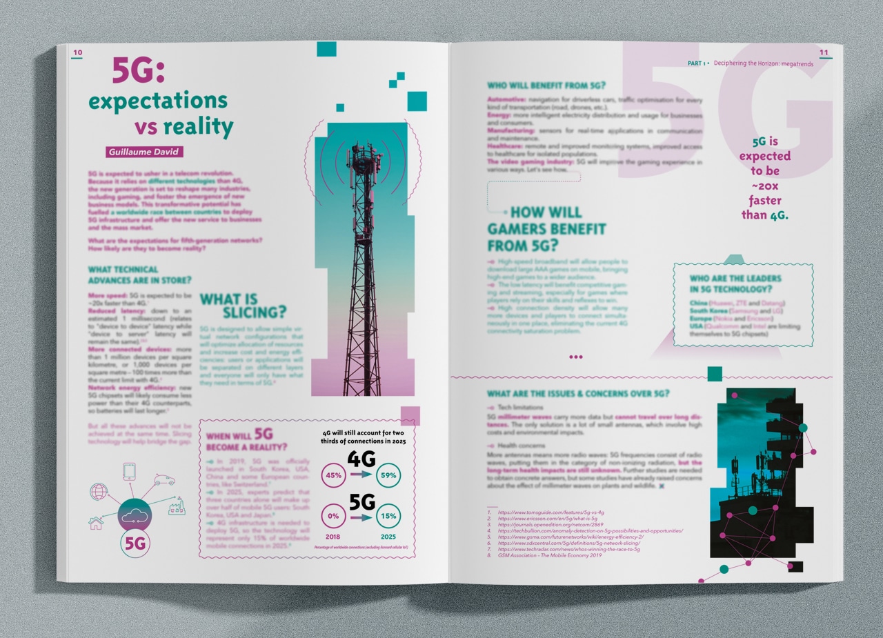 Maquette Ubisoft Lab's Book 2020 5G expectations reality