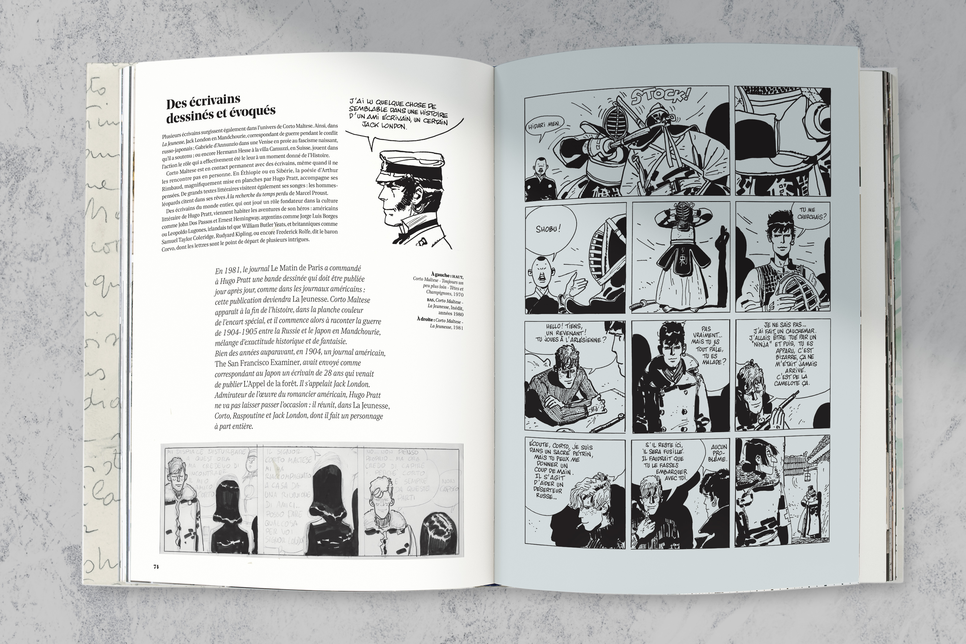catalogue d'exposition Corto Maltese BPI